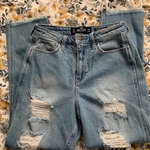 High waisted mom jeans